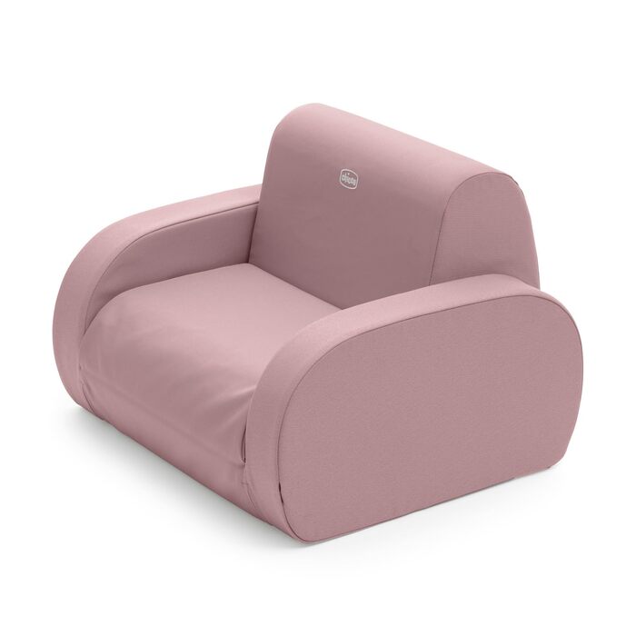 Дитячий стілець Chicco Twist 3-в-1, трансформер у лежак і диван, зручний, легкий, для дітей від 12 місяців, рожевий