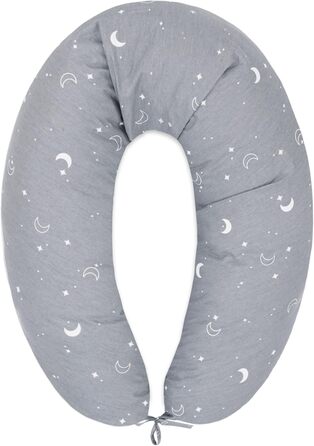 Подушка для сну на бік для малюків Totsy Baby 190 см - подушка для вагітних, м'яка, з муслінової тканини, сертифікат Oeko-Tex