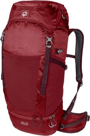 Рюкзак для подорожей Jack Wolfskin Unisex Kalari Trail 42 Pack (один розмір, червоний бордовий)