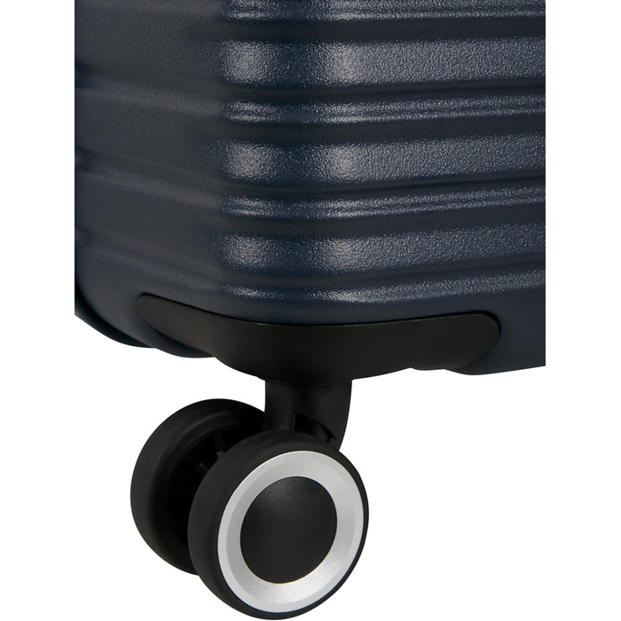 Набір валіз American Tourister Aerotech (3 шт.): ручна, середня, велика, розширювана, з TSA-замком, блакитний (Металевий Navy)