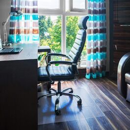 Підкладка для стільця з полікарбонату Floortex Ultimate для твердої підлоги квадратна 48 x 48 безбарвна 48 x 48 квадратна