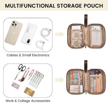 Сумка для ноутбука LOVEVOOK для жінок, водонепроникна, велика, шкіряна, для роботи, навчання, офісу, університету (15,6 дюймів, хакі+чорний)