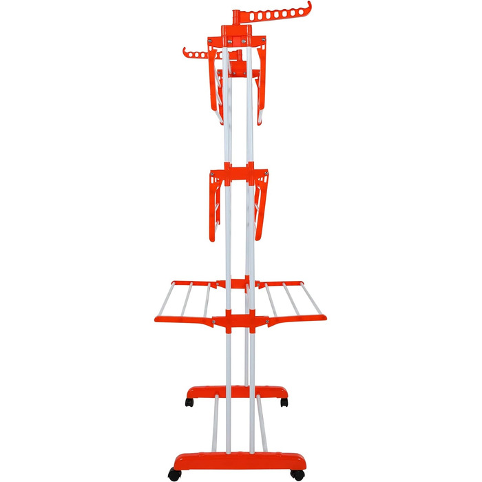 Багатофункціональна сушарка-20 м вертикальна-проста в збірці ABS- Нержавіюча сталь (помаранчевий), 8034BLU-