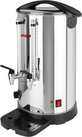 Чайоварка Teemaschine D6: 6 літрів, аналоговий, з подвійними стінками, чайник-самовар