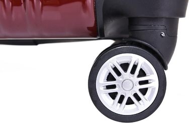 Набір валіз Münicase M816 TSA: 3 шт. (Coffee), з TSA-замком, телескопічним ручками та жорстким корпусом