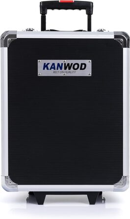 Набір інструментів KANWOD 1500 предметів в алюмінієвому кейсі на колесах - для дому, гаража, автосервісу та хобі