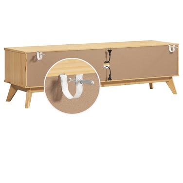 Лоуборд Борнео Натуральна сосна 140x42x40см сертифікований FSC®