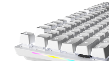 Дротова механічна клавіатура GamePro Genesis Joker (MK124W) 87% Red switches