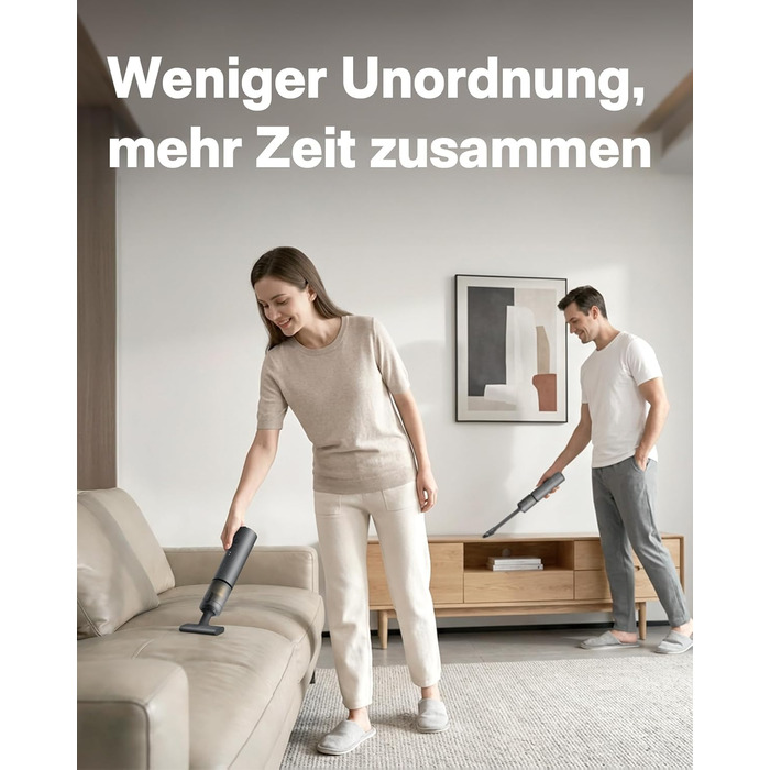 Акумуляторний ручний пилосос HOTO 20000Па 4-в-1 для авто, дому та клавіатури, бездротовий міні-пилосос з функцією обдуву