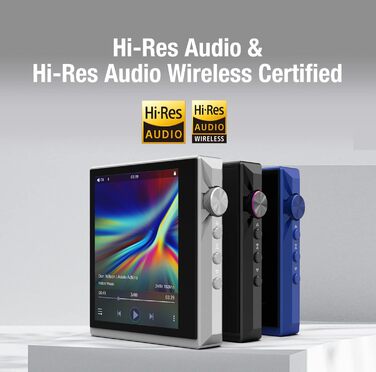 Портативний Hi-Res музичний плеєр AP80 PRO-X з Bluetooth, MQA, двома ESS9219C DAC, підтримкою MQA 8X, LDAC, apt-X, AAC, USB DAC, DSD256, HiBy Link, симетричний вихід