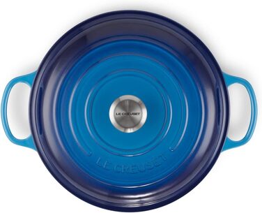 Каструля Le Creuset Signature з чавуну, 30 см, 3.5 л, Azure (Карибський)