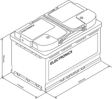 Акумулятор 12V 100Ah GEL для сонячних батарей, човнів, автофургонів, караванів