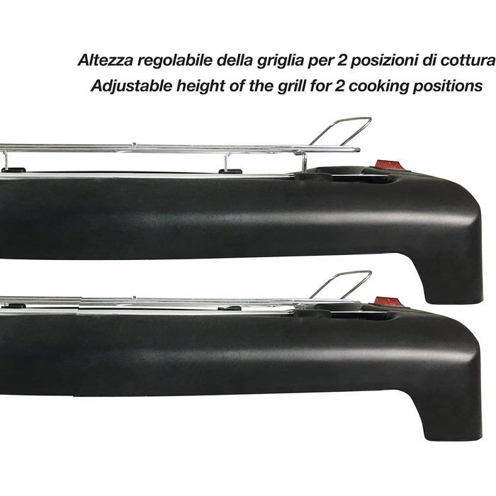 Електрогриль BEPER 90.871 з кришкою, антипригарна поверхня, нержавіюча сталь, чорний (2000 Вт)