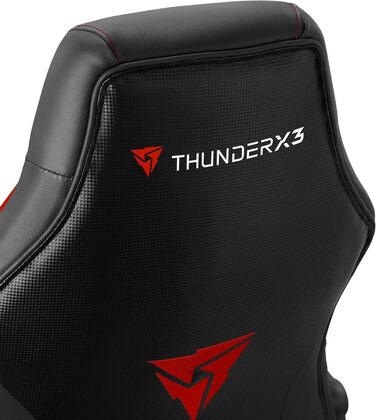 Ігрове крісло ThunderX3 EC1 комфорт та ергономіка для геймерів на ПК/консолях та кіберспортсменів (червоний)