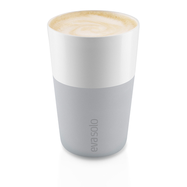 Набір чашок для латте 360 мл світло-сірий Caffe Latte Eva Solo