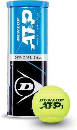 Тенісний м'яч ATP, 3 м'ячі (глина, жорсткий корт, трава)