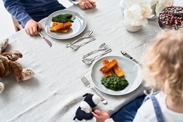 Набір дитячого столового приладдя ZWILLING Kinderbesteck-Set, 4-частинний, з кольоровими мотивами лицарів, для дітей від 3 років, нержавіюча сталь 18/10, сріблястий, упаковка без пластику