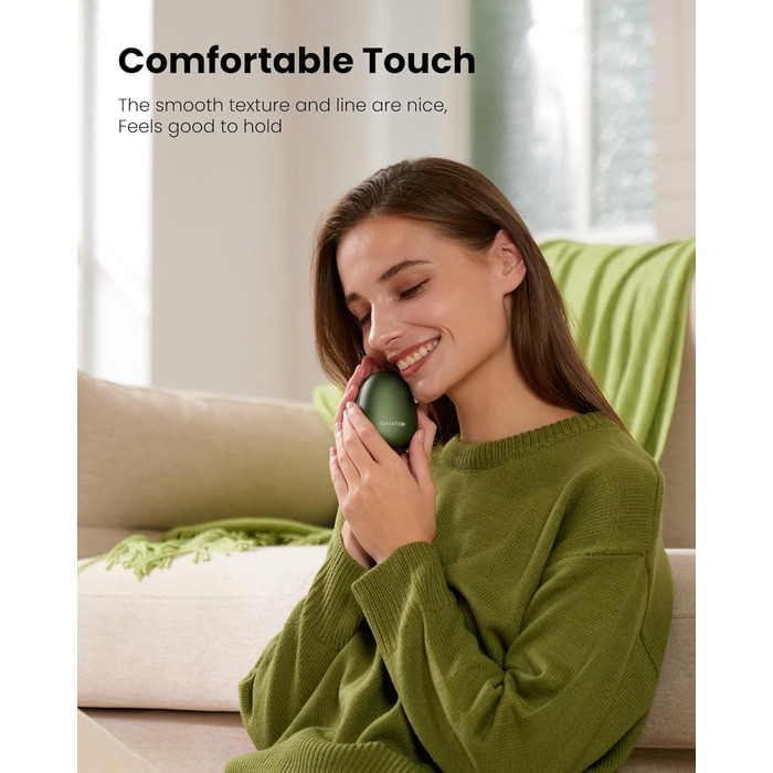 Електричні грілки для рук Gaiatop (2 шт), з магнітним кріпленням, 3 режими нагріву, швидкий нагрів, портативні, багаторазові, для активного відпочинку та подарунків