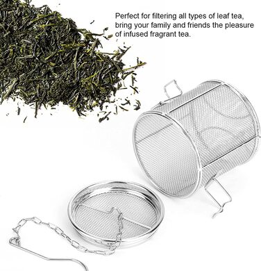 Ситечко-кулька для чаю Fdit 10х10 см з нержавіючої сталі