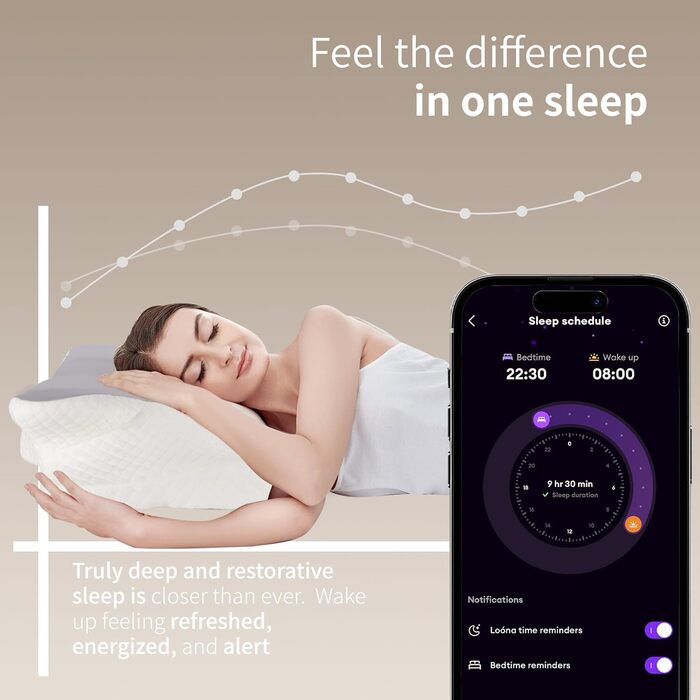 Ортопедична подушка для шиї з піною Memory Foam, ергономічна для тих, хто спить на боці, для комфорту при болях у шиї та плечах, сірий колір.