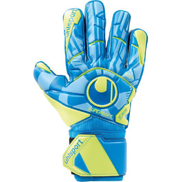 Унісекс-рукавички воротаря з радарним контролем для дорослих Supersoft, футбольні рукавички 11 радар синій / fluo жовтий / sw