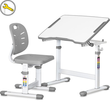 Комплект Evo-kids (стіл+стілець) Evo-03 Ergo Grey
