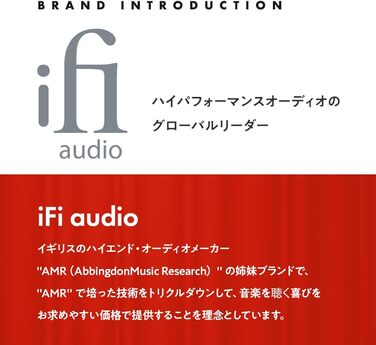 iFi UNO -  DAC & AMP - Вхід USB-C - Покращення аудіо - Режими потокового передавання/ігор/музики - Регулювання звуку - 32-біт/384 кГц/DSD256/MQA - Windows/MAC/Smart Device/Active Shield