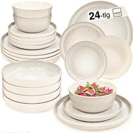 розмір: набір посуду 24 шт.