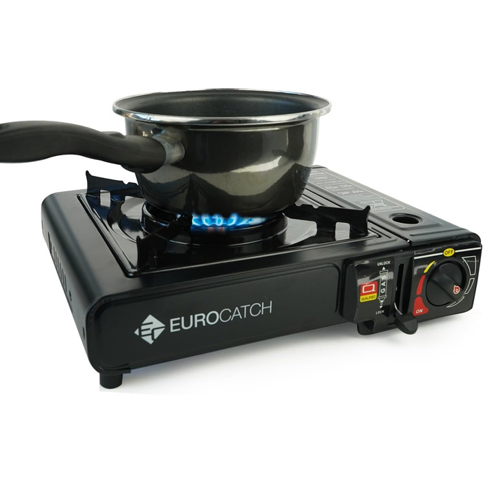 Газовий набір для кемпінгу Outdoor з 8 балончиками газу - портативний газовий пальник для відпочинку на природі