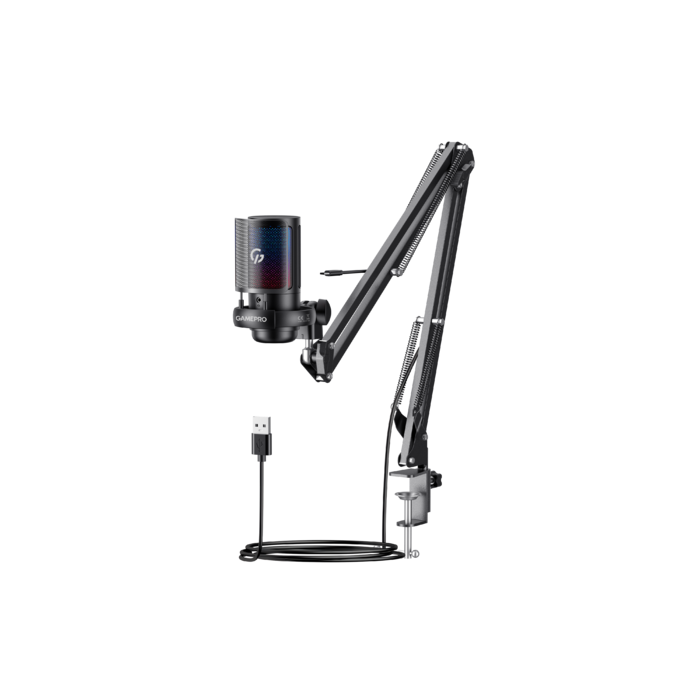 Конденсаторний USB мікрофон з пантографом GamePro (UGM145B)