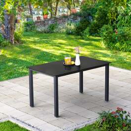 Стіл садовий Bern Anthracite Alu 150x90x75см