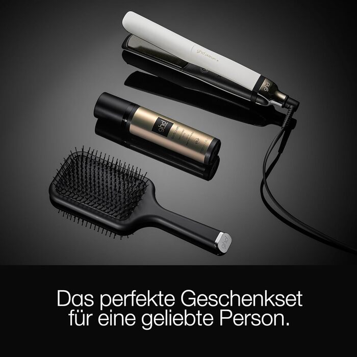Набір ghd Platinum+ з ghd bodyguard та універсальною щіткою Paddle Brush