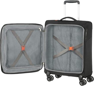 Чохол American Tourister Summerfunk, 55 см, 46 літрів, чорний Spinner S Expandable (55 см - 46 л) Чорний (Чорний)