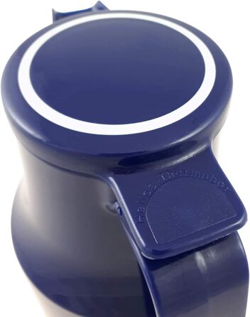 Термос Helios Thermoboy з нержавіючої сталі, 0.6 л, блакитний, для дому та подорожей, миється в посудомийній машині