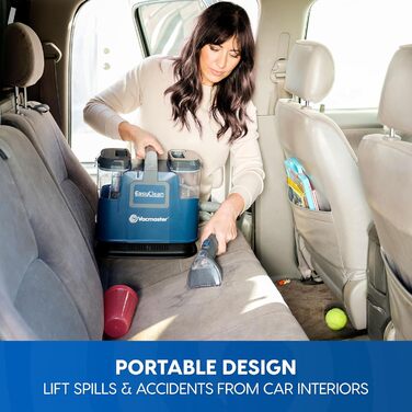 Vacmaster 500W Вакумний пилосос для чищення килимів та м'яких меблів, 17kPa, для дому та автомобіля, SCB0501