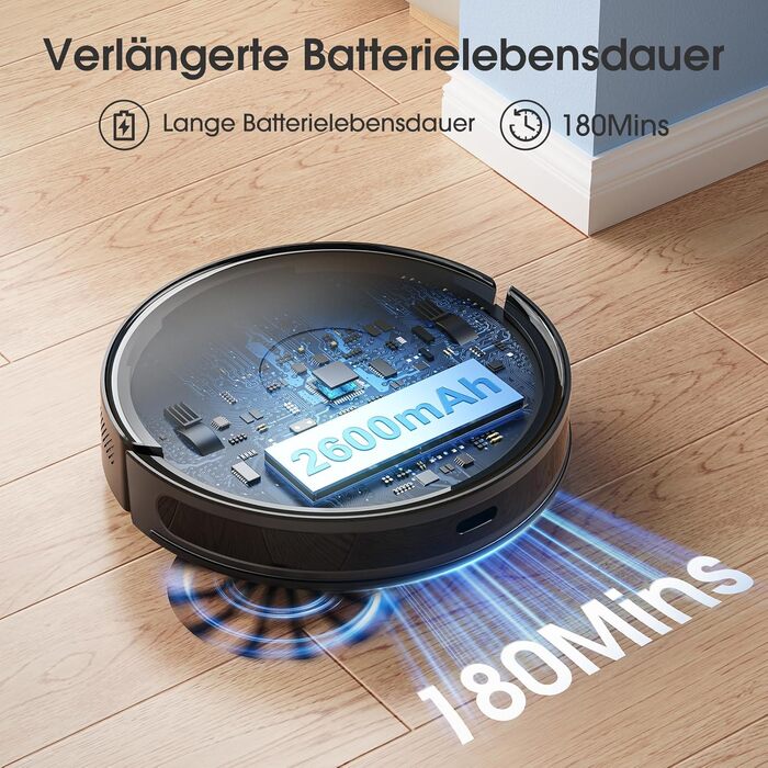 Робот-пилосос BPMIO з функцією миття підлоги та станцією самоочищення, потужність всмоктування 6500Pa, навігація LiDAR, час роботи 180 хвилин, ідеально підходить для шерсті тварин, килима та твердих підлог (B40 Plus)