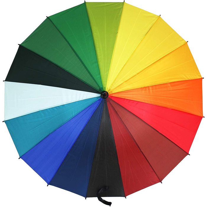 Райдужна парасолька 16 кольорів Парасолька для гольфу Парасолька-партнер, 24