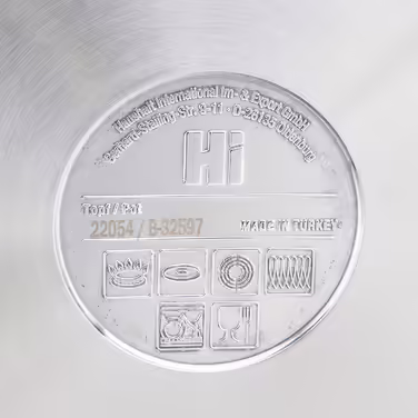 Привіт Універсальний горщик зі скляною кришкою (діаметр 10 л і 26 см) - великий горщик з нержавіючої сталі ємністю 10 літрів, індукційна каструля, газова плита, Електрична