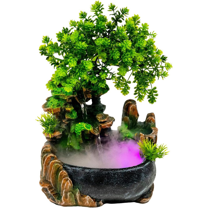 Декоративний фонтан з вологою 