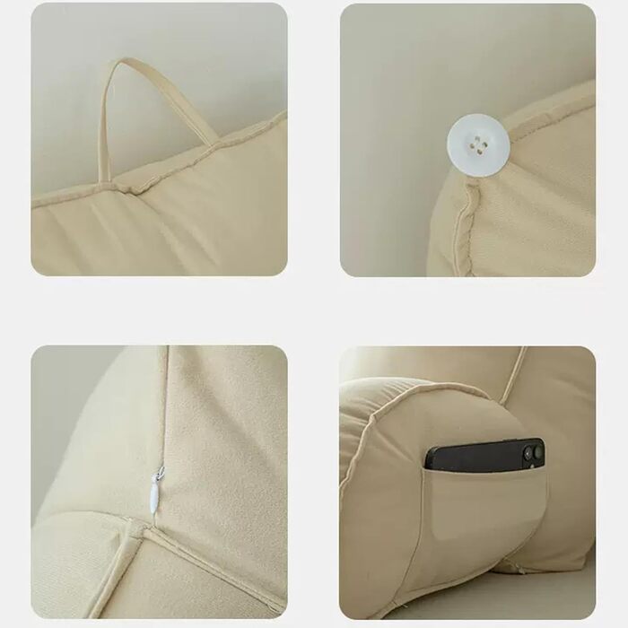 Подушка для читання Miaogoo, подушка для шиї, спинна подушка, зелена, для комфорту та розслаблення