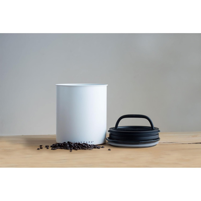 Контейнер для кави Airscape - 1,1 кг, герметичний, зберігає свіжість, білий