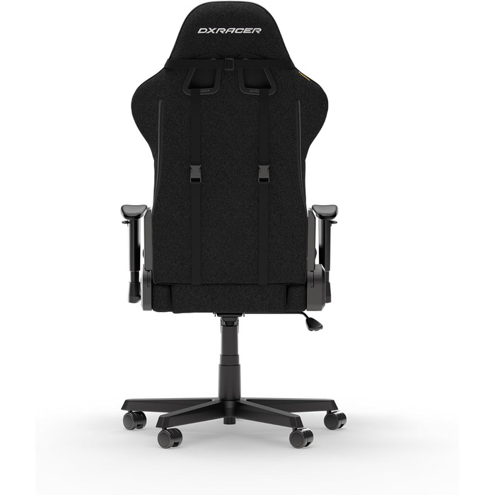 Крісло ігрове DXRacer Formula L, чорний, тканина FD23 - ергономічне, для ПК геймерів та офісу