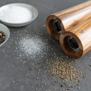 Набір млинів для солі і перцю Наварис - млин для спецій подрібнювач для спецій - дерев'яна сільничка для перцю-для подрібнення