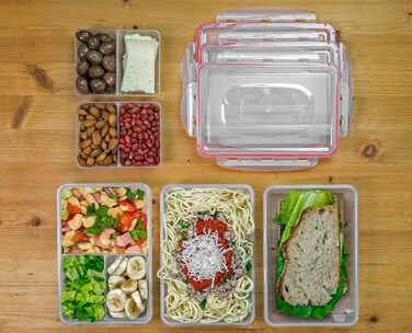 Ланч-бокс A2S Complete Meal Prep - Набір 8 шт. сумка-холодильник, контейнери для бенто, термос, гель для льоду, сірий/чорний