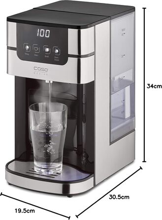 CASO PerfectCup 1000 Pro – Професійний дозатор гарячої води, 2600 Вт, об'єм бака 4 літри, регулювання температури 70-100°C, для офісів та буфетів