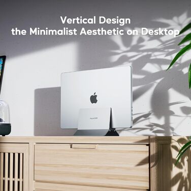 Підставка для ноутбука Vertikaler Laptop Ständer (алюміній) - універсальна, для MacBook, iPad, Tablet, Mac mini