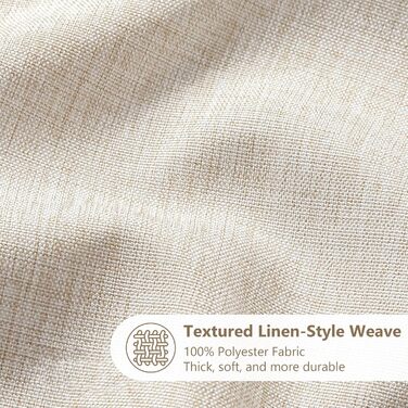 Штора для душу з льону з металевими кільцями, 182x182 см, темно-синій (Marineblau)