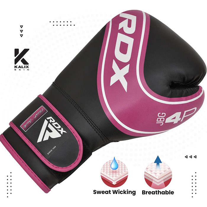 Рукавиці для боксу RDX для дітей 4 унції рожеві