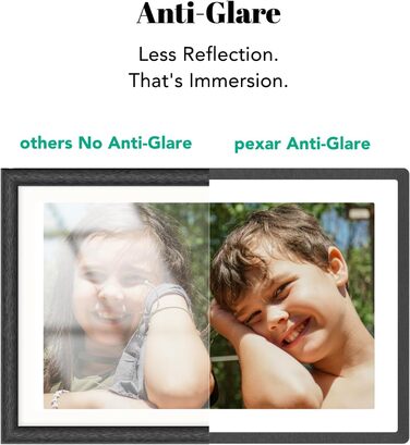 Цифрова фоторамка Lexar 10.1 дюйма IPS Touch Screen, Wi-Fi, 32 ГБ, підтримка Frameo, антибліковий екран, чорна