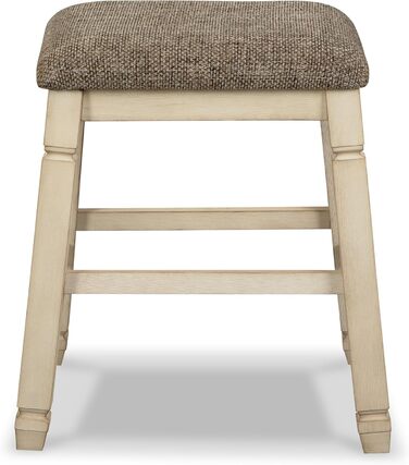 Крісло-пуф Signature Design By Ashley Bolanburg, 2 шт., у стилі casual, античний білий колір